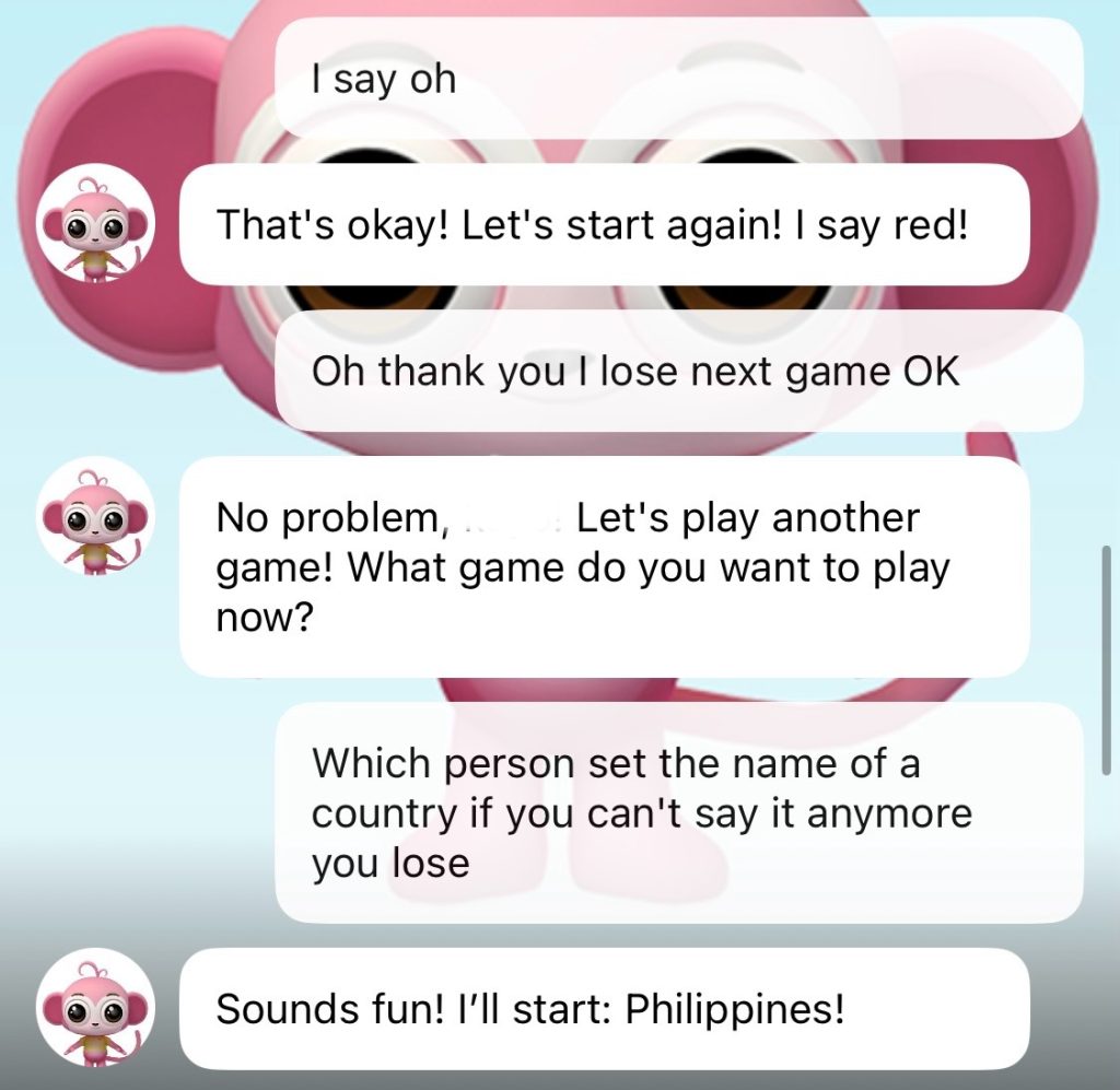 AI英会話でのゲーム10