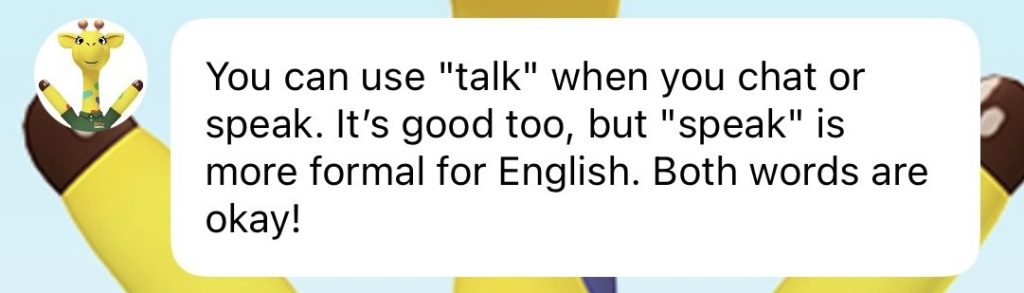 AI英会話での文法指導2