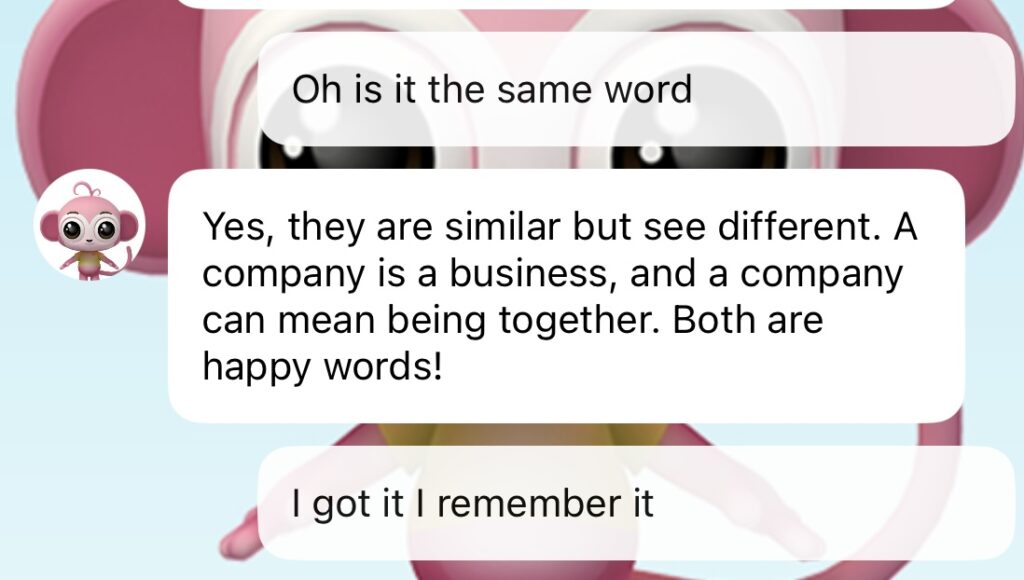 AI英会話フリートーク_campanyの意味3