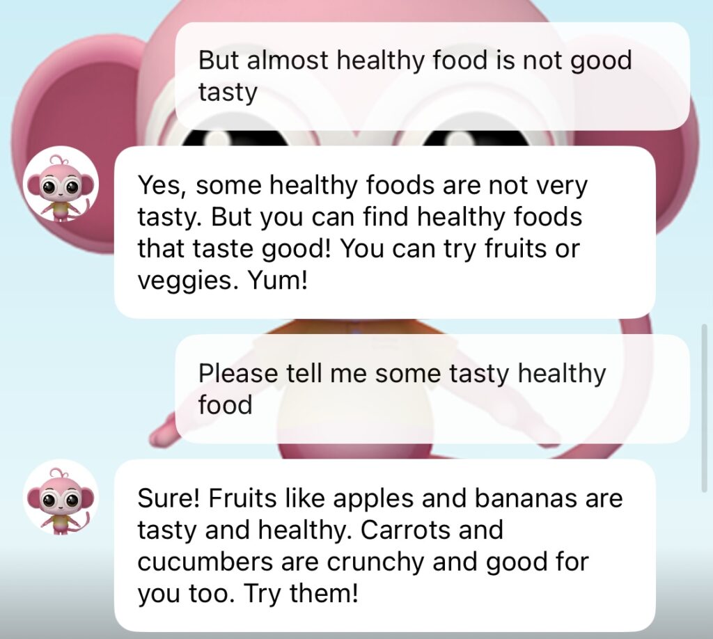 AI英会話フリートーク「菓子パンは健康を害する」②