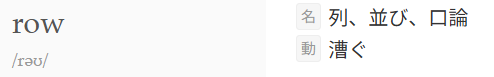 列、並び、口論、漕ぐ